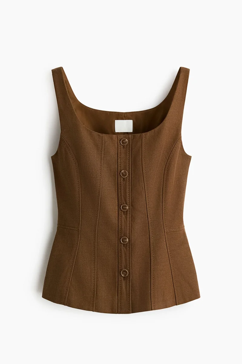 اتش اند ام صدرية بدلة بقصّة ضيقة